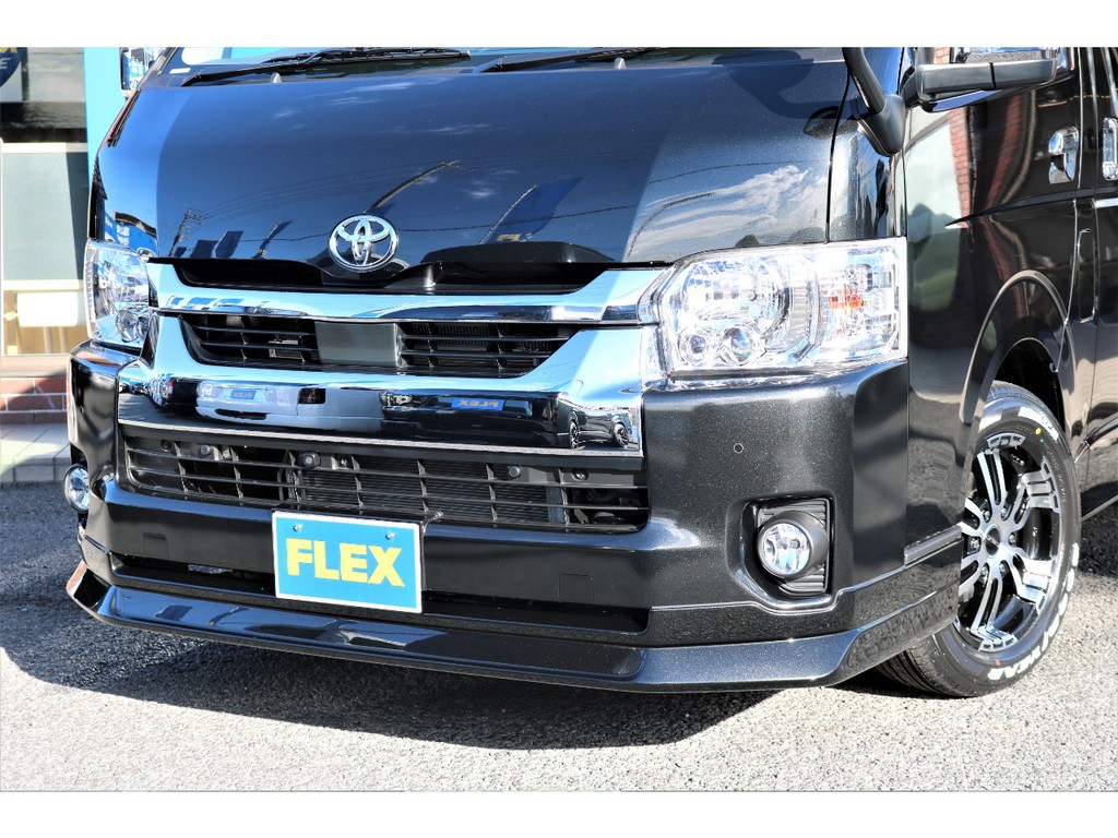 ＦＬＥＸオリジナルフロントスポイラー！外装もカッコ良くカスタム済みです☆