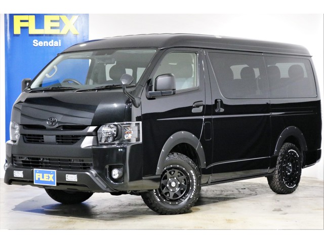 ★新型　ハイエースワゴンGL　４WD　VER1.5内装　お洒落なデニム内装×ブラックシリーズ★