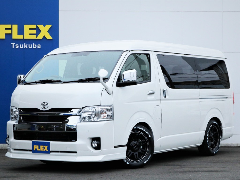 新車ハイエースW「ＧＬ」１０人乗り２ＷＤガソリン車！フローリング施行車両が完成しました！
