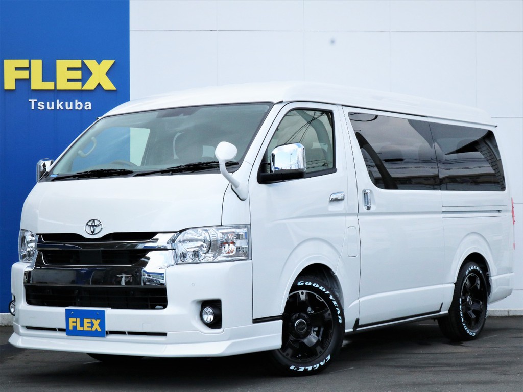 新車ハイエースW「ＧＬ」１０人乗り４ＷＤガソリン車！ライトカスタムが入庫！