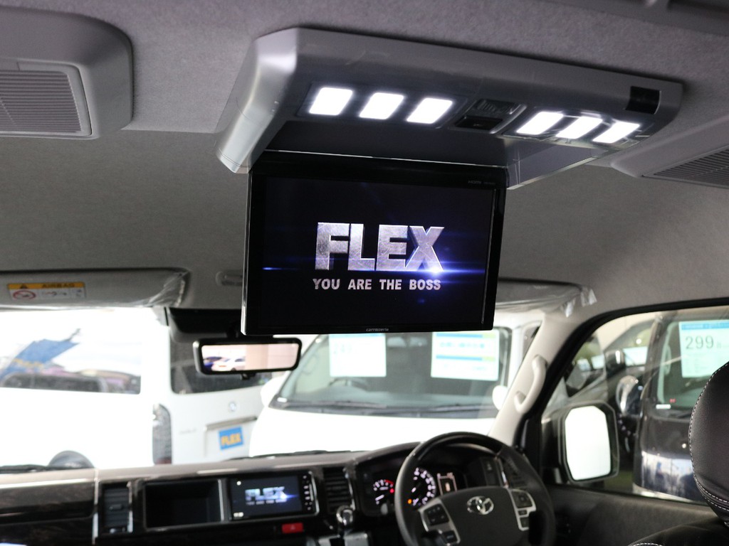 新搭載☆カロッツェリア後席フリップダウンモニター☆