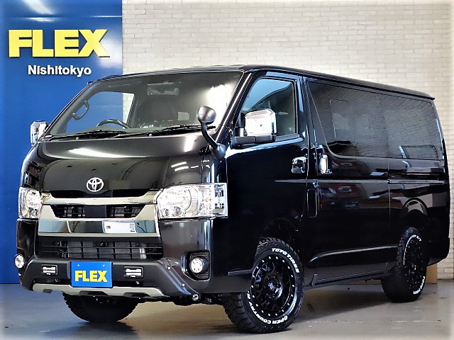 新車ハイエースＶダークプライムⅡ２８００ディーゼル４ＷＤナビベットＫＩＴパッケージ完成致しました！！