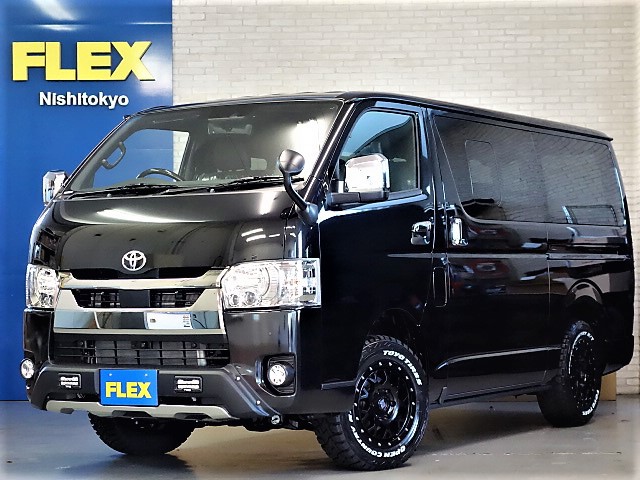 新車ハイエースＶダークプライムⅡ２８００ディーゼル４ＷＤナビベットＫＩＴパッケージ完成致しました！！