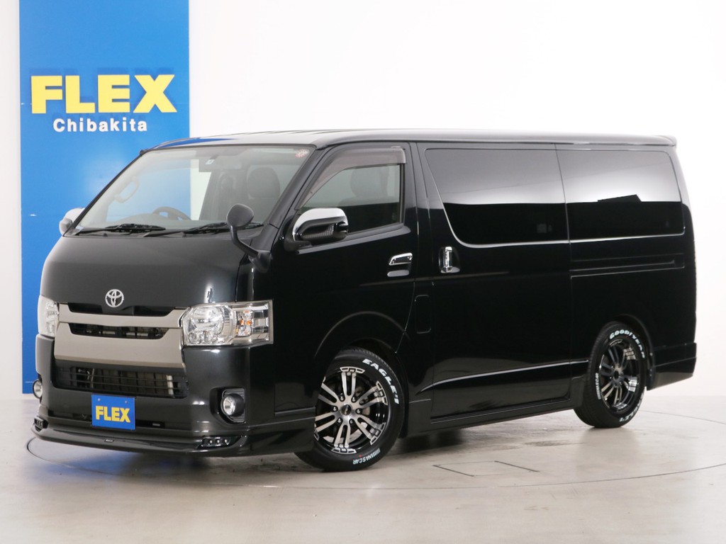 トヨタ ハイエースバン 2 0 スーパーgl ダークプライム ロングボディ 車探しなら中古車 新車の専門店flex フレックス へ