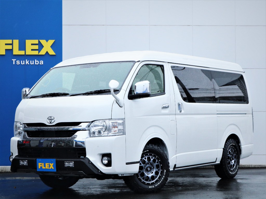 新車ハイエースＷ「ＧＬ」１０人乗り４ＷＤガソリン車！内装アレンジＡＳが完成！