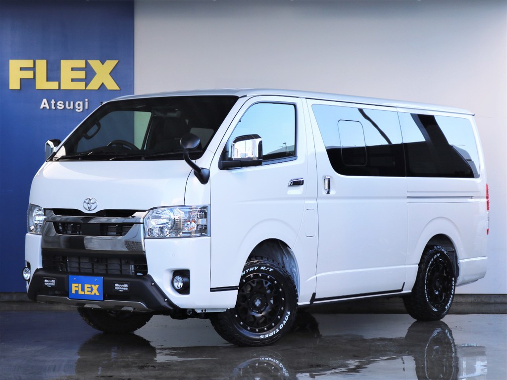 トヨタ ハイエースバン 2 8 スーパーgl ダークプライム ロングボディ ディーゼルターボ 4wd 車探しなら中古車 新車の専門店flex フレックス へ