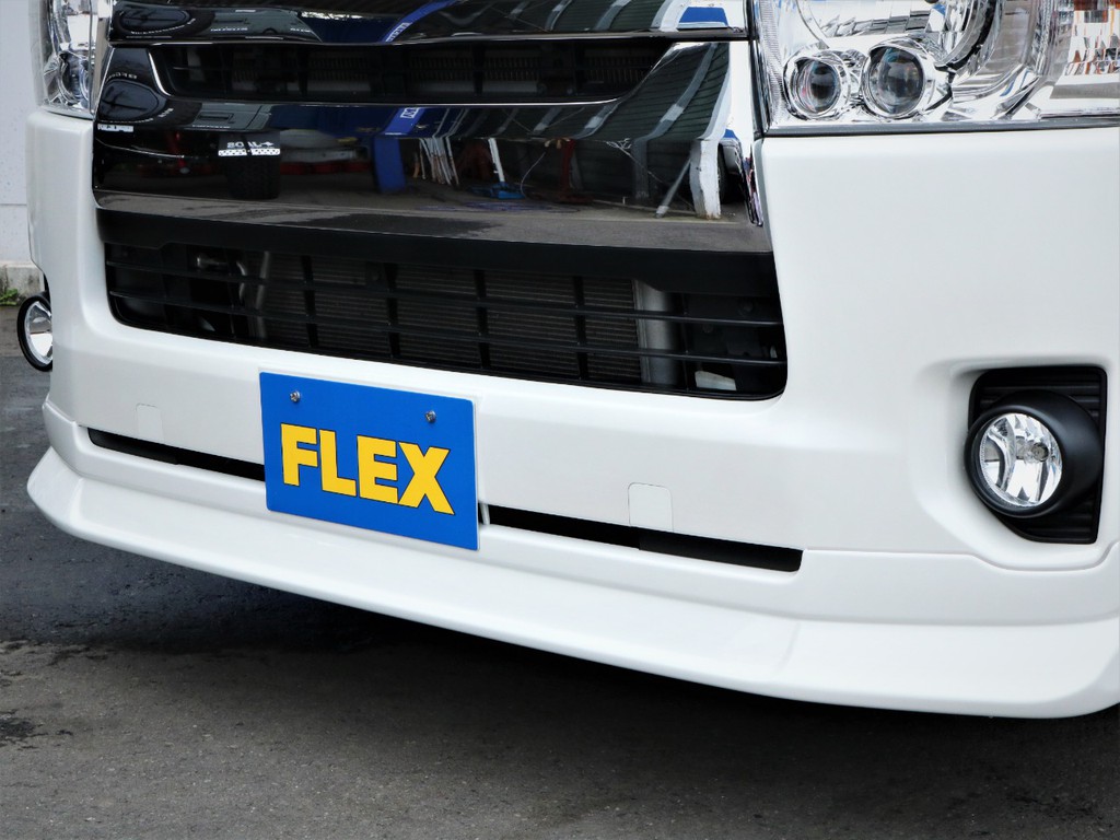 FLEXオリジナルデルフィーノラインフロントスポイラー！