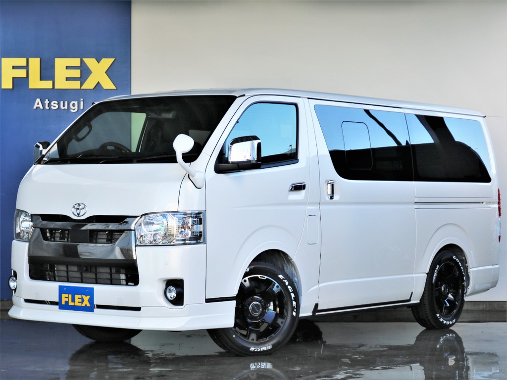 新型ハイエースバン　ディーゼル４WD　ダークプライムⅡ！FLEXカスタムパッケージ！