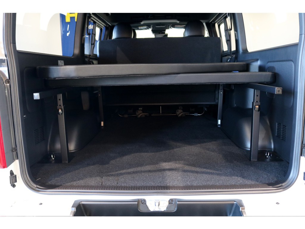 ベッドキットは取り外し可能です！下にもたくさん荷物も積めちゃいます！