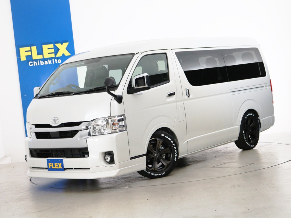 新車未登録　ハイエースワゴンＧＬ　１０人乗り３ナンバー登録　ガソリン２ＷＤ　ＦＬＥＸオリジナル内装アレンジ【Ｖｅｒ２】！
