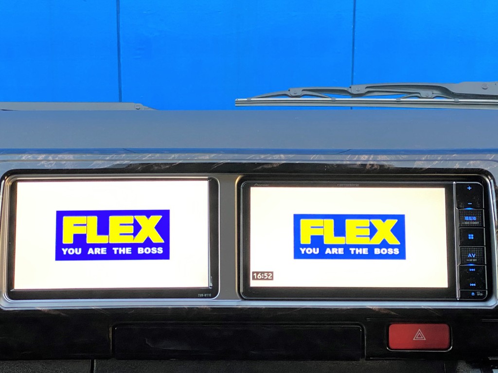 カロッツェリア サブモニター装着！！助手席の方もテレビが見やすいですよ☆