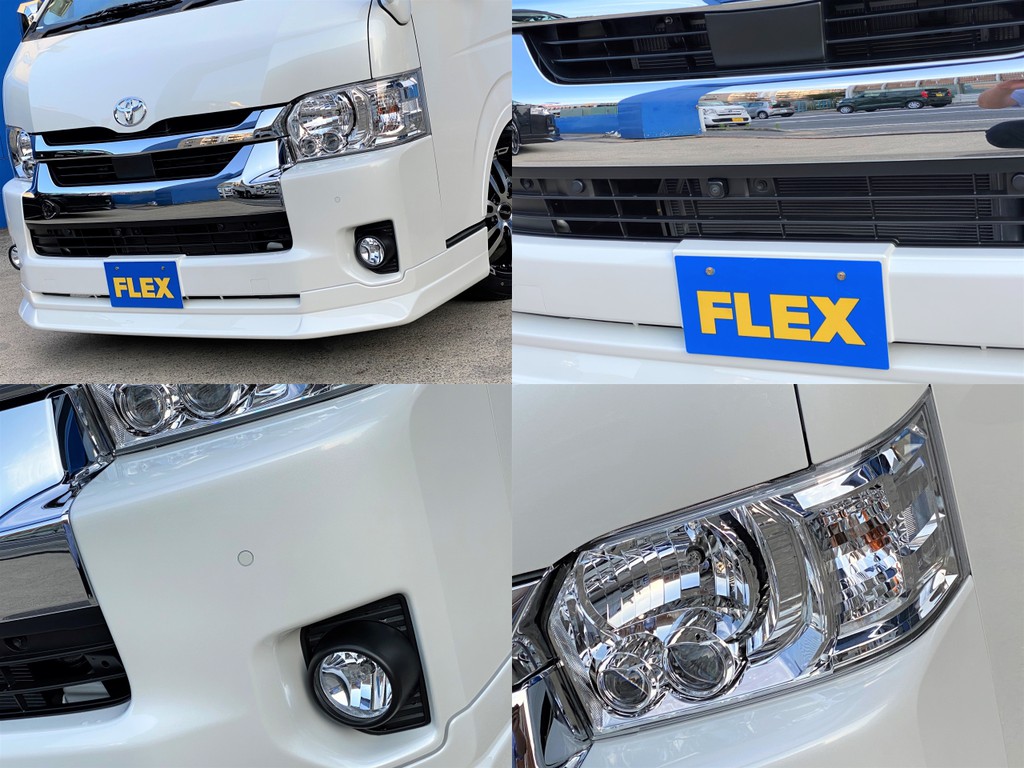 ＦＬＥＸオリジナル ＤｅｌｆｉｎｏＬｉｎｅフロントスポイラーをセット！！