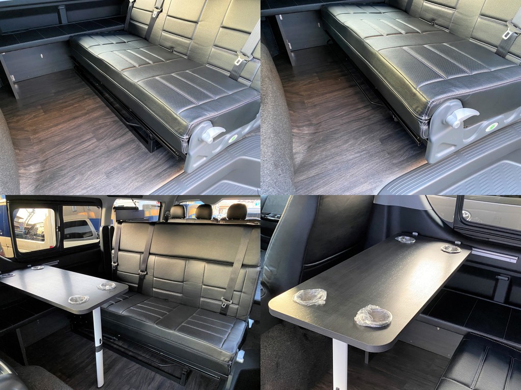 セカンドシートは前後スライドできますよ☆専用テーブル完備！！