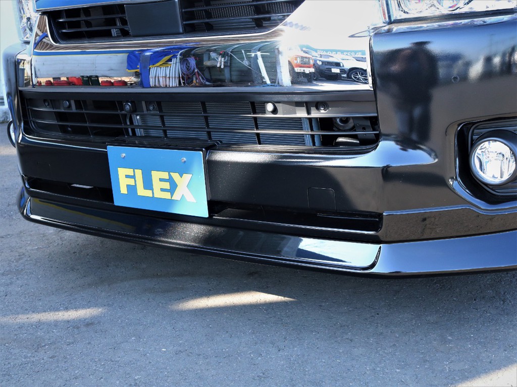 ＦＬＥＸオリジナルデルフィーノラインフロントスポイラー！