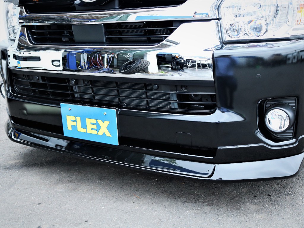 ＦＬＥＸオリジナルデルフィーノラインフロントスポイラー！