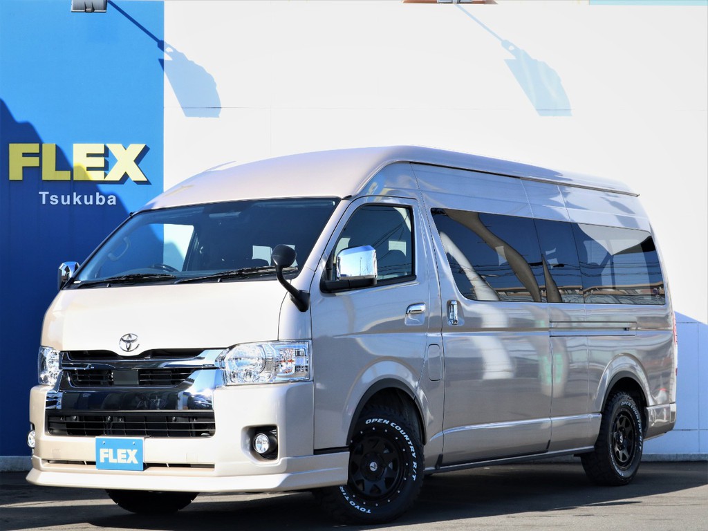 新車ハイエース「グランドキャビン」４WDガソリン車！カスタム済みの一台が完成しました！