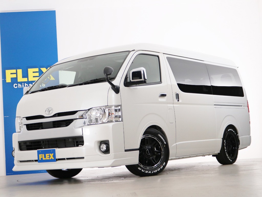 新車未登録　ハイエースワゴンＧＬ　１０人乗り３ナンバー登録　ガソリン２ＷＤ　ＦＬＥＸオリジナル内装アレンジ【Ｖｅｒ３】！