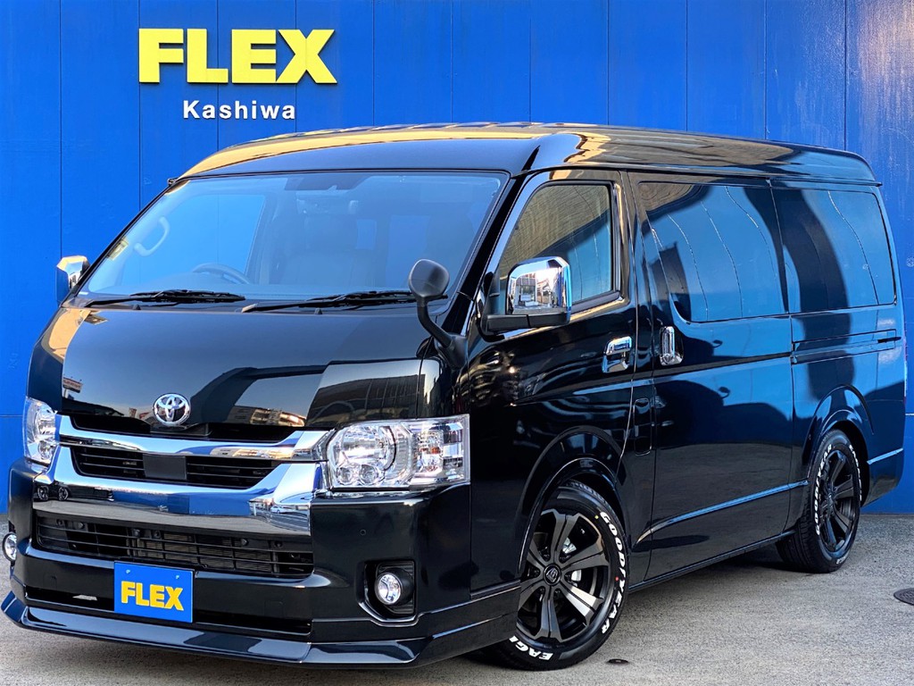 新車ハイエースワゴンＧＬ ＦＬＥＸオリジナルシートアレンジＶｅｒ１ ツインナビ ライトカスタムパッケージが入庫しました！！