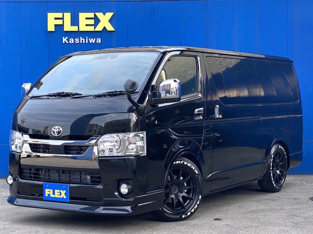 新車ハイエース スーパーＧＬ ２８００ディーゼルターボ ダークプライムⅡ ブラックカスタムパッケージが入庫しました！！