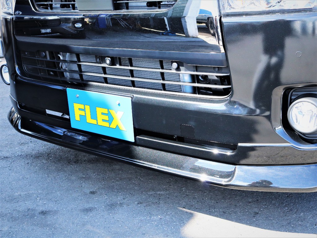 ＦＬＥＸオリジナルデルフィーノラインフロントスポイラー！
