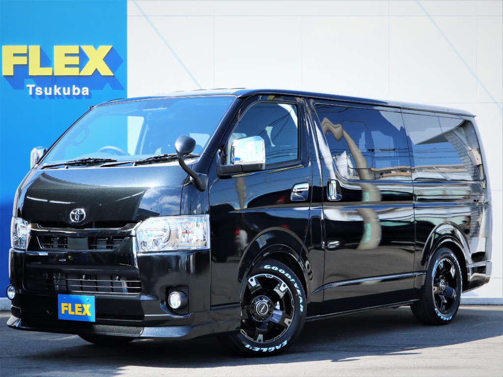 新車ハイエースⅤスーパーＧＬ５人乗り２ＷＤディーゼル特別仕様車ダークプライム２が入庫！