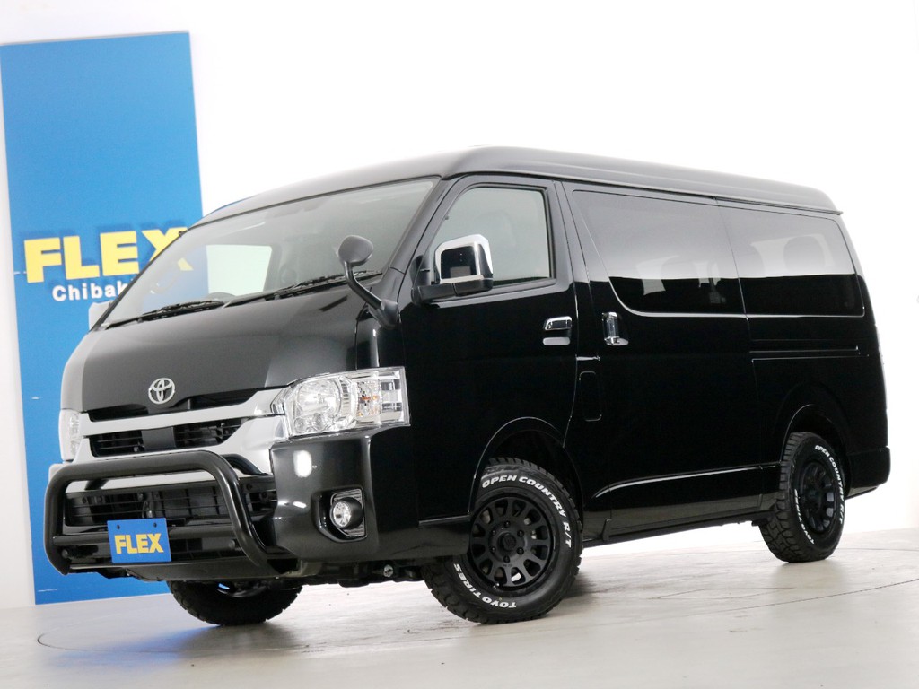 新車未登録　ハイエースワゴンＧＬ　１０人乗り３ナンバー登録　ガソリン４ＷＤ　寒冷地仕様　ワイルドカスタム　ＦＬＥＸオリジナル内装アレンジ【Ｖｅｒ１】！