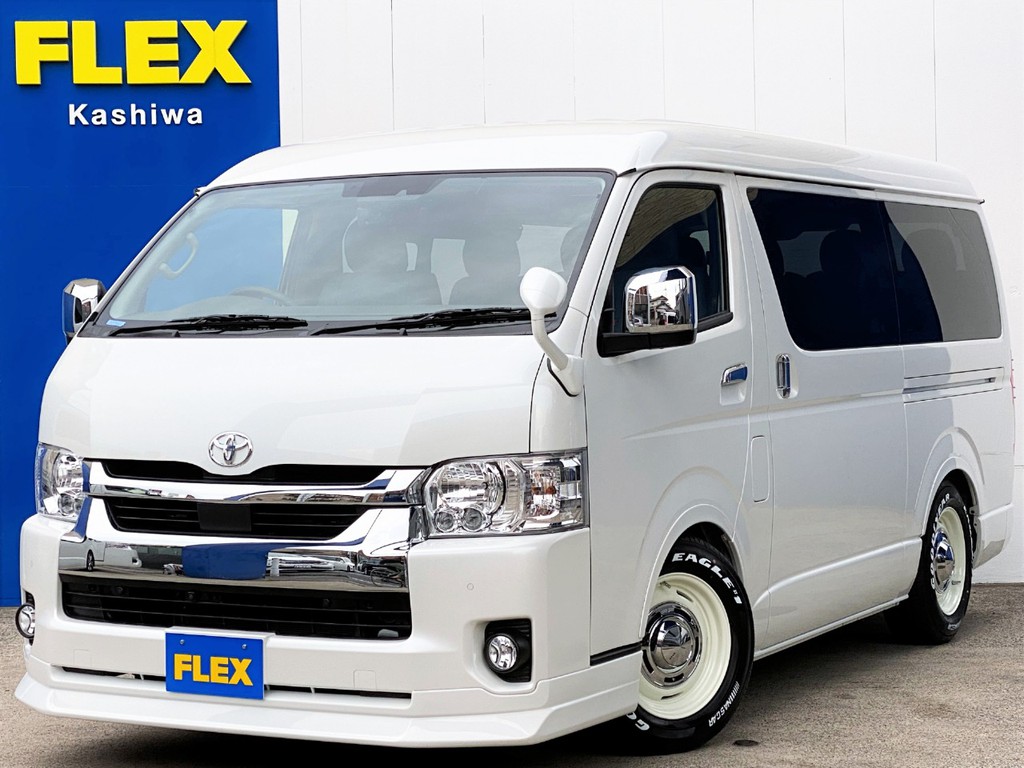 新車ハイエースワゴンＧＬ ＦＬＥＸオリジナルシートアレンジＶｅｒ１．５ＤＥＮＩＭ ツインナビが入庫しました！！