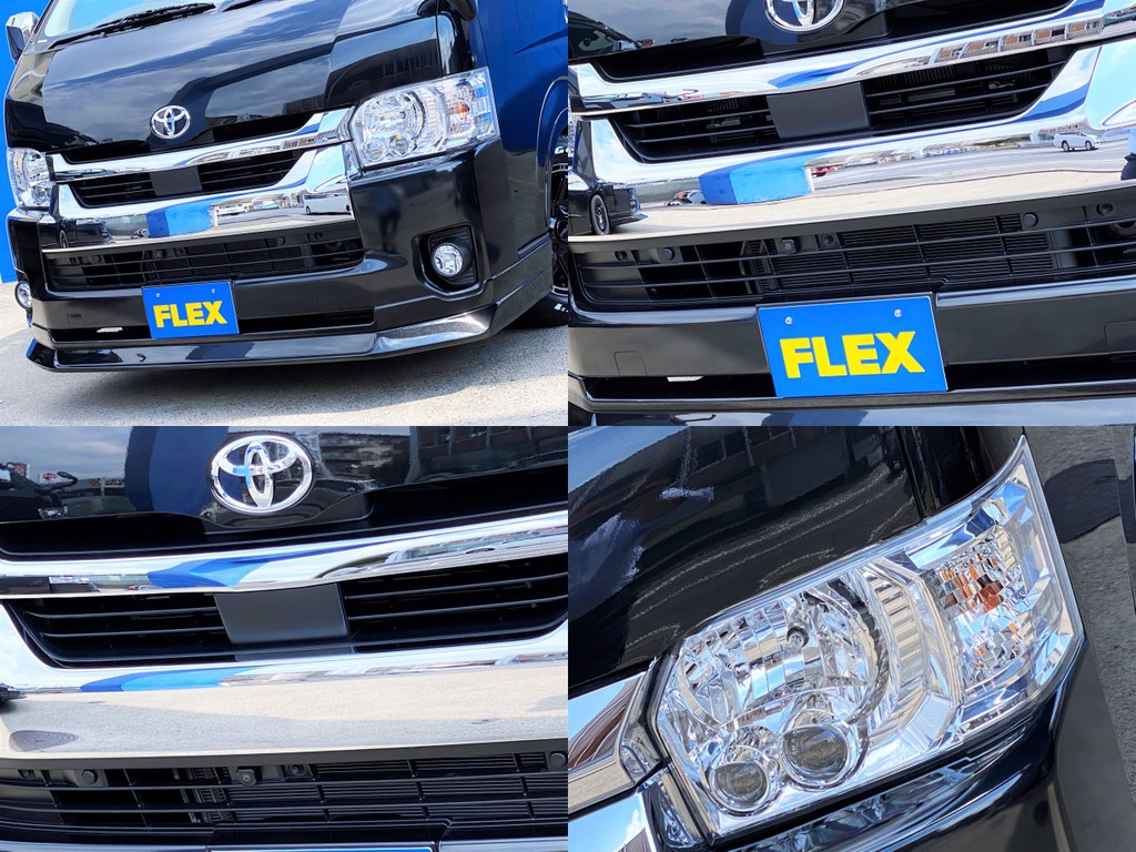 ＦＬＥＸオリジナル ＤｅｌｆｉｎｏＬｉｎｅフロントスポイラーをセット！！フロントカメラやレーダーブレーキ完備！！ＬＥＤヘッドライトもついてますよ☆