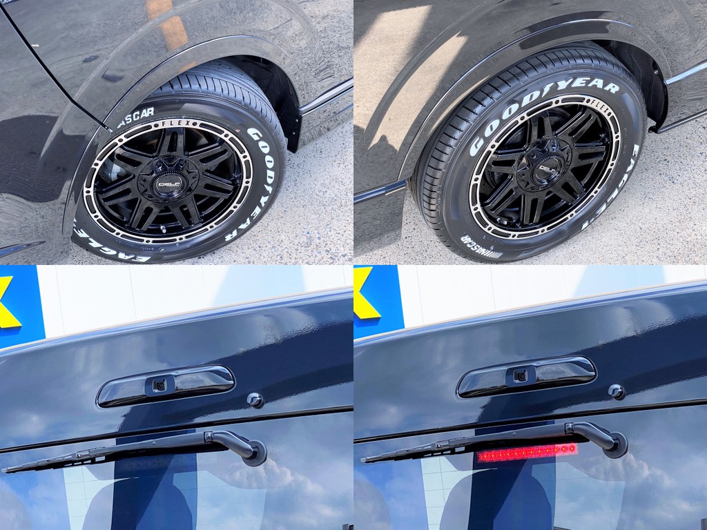 ＦＬＥＸオリジナル ＤｅｌｆｉｎｏＬｉｎｅオーバーフェンダーをセット！！デジタルインナーミラーも完備！！