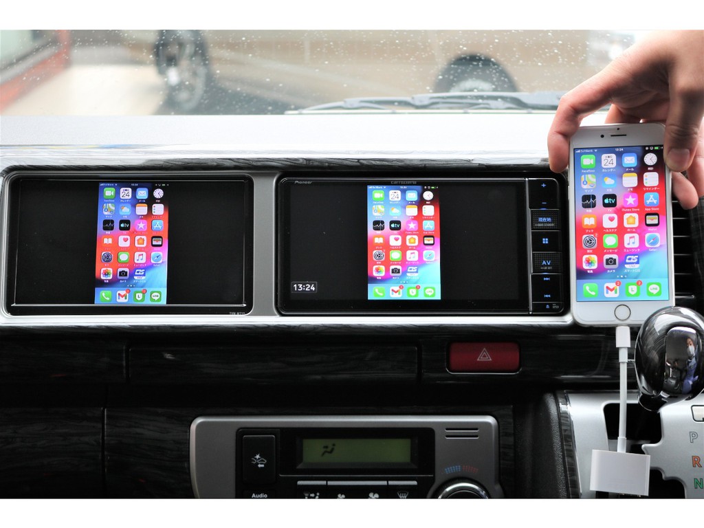 ＨＤＭＩソケットによるスマホミラーリング接続！様々なコンテンツがお楽しみ頂けます☆