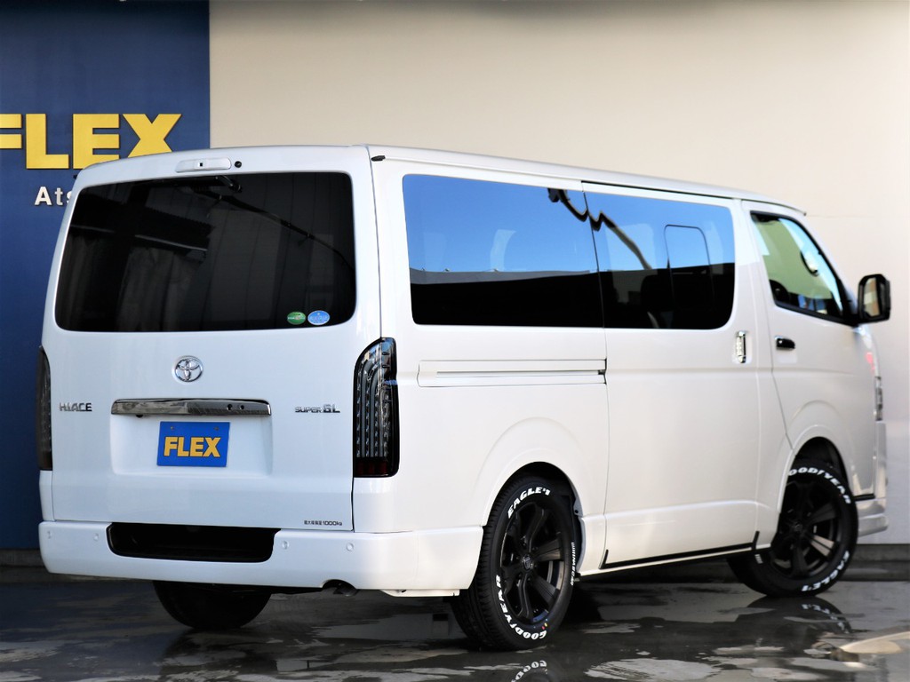 フレックスオリジナルパーツで統一されたカスタム車両となっております！