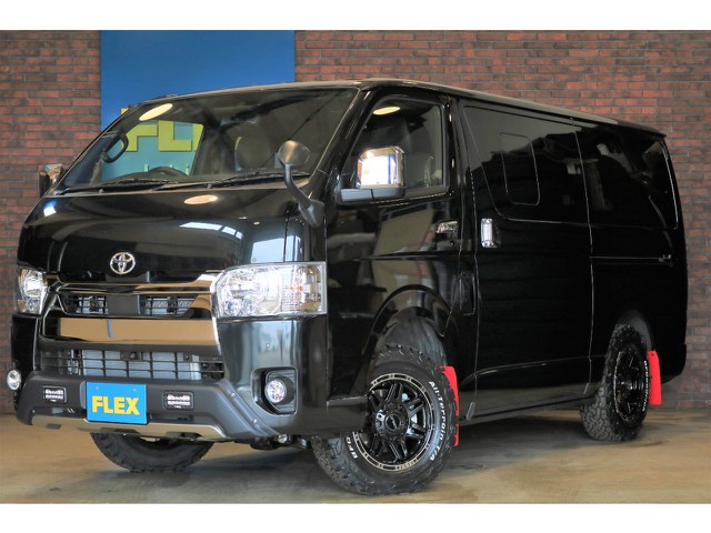 【新車未登録　ハイエースバン　現行モデルダークプライムⅡ　ディーゼル４ＷＤ】お気軽にフレックスランクルハイエース石川店076-274-6002までお問い合わせ下さい！