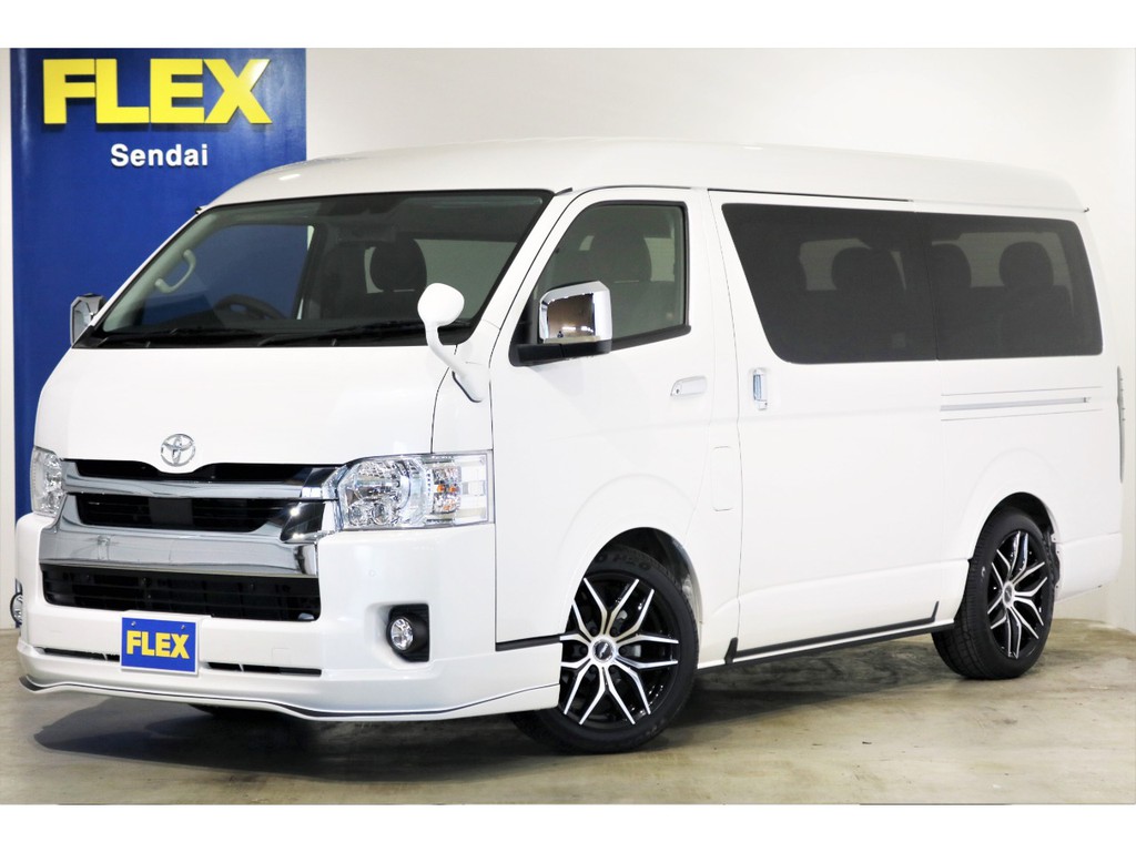 ★新車　ハイエースワゴン　ファインテックツアラー　４WD　アルパインナビ・フリップパッケージ★