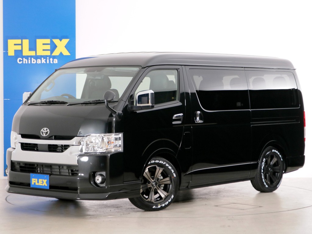 新車未登録　ハイエースワゴンＧＬ　トヨタ車体特別架装車【ファインテックツアラー】　ガソリン４ＷＤ　カスタムＰＫＧ！