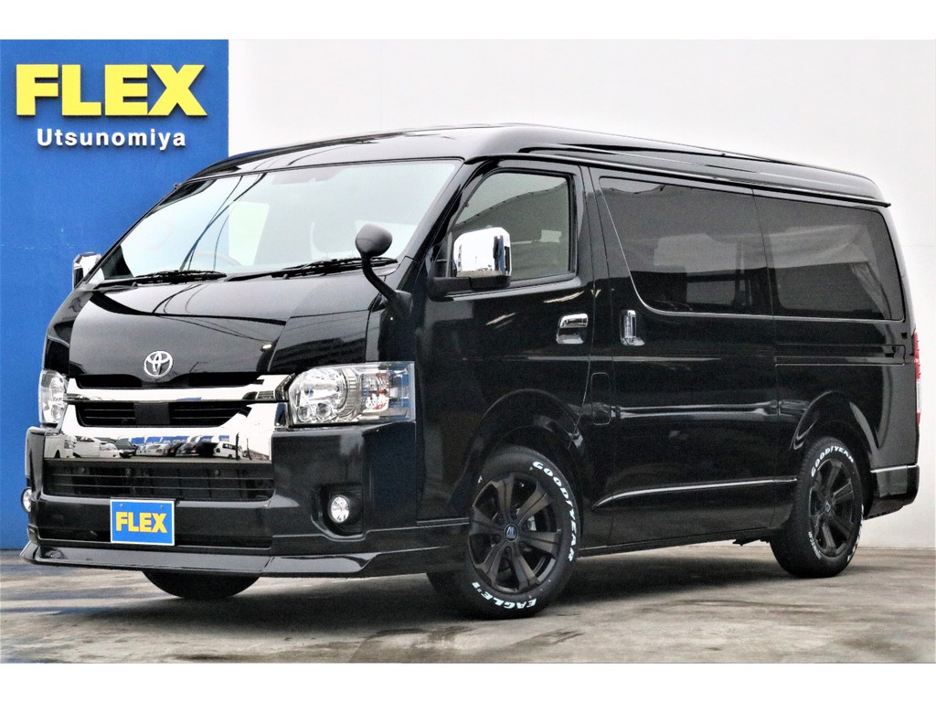 【新車】ハイエース　Ｓ－ＧＬロング　ダークプライムⅡ２．８ディーゼル２ＷＤ　パワースライド付き
