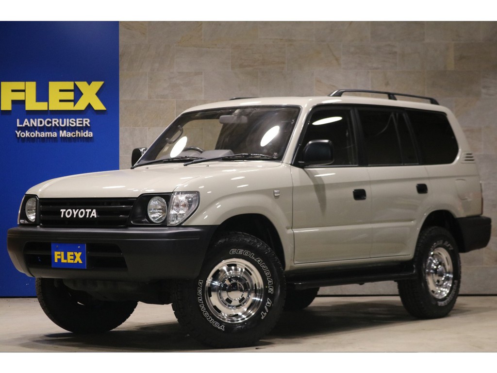 デザートカーキカラーＮＥＷペイント！丸目換装＆ナローボディー！ＦＬＥＸオリジナルＴＯＹＯＴＡ横文字グリル！シスコ１６インチホイール×５本！ジオランダー２３５ＡＴ×５本！