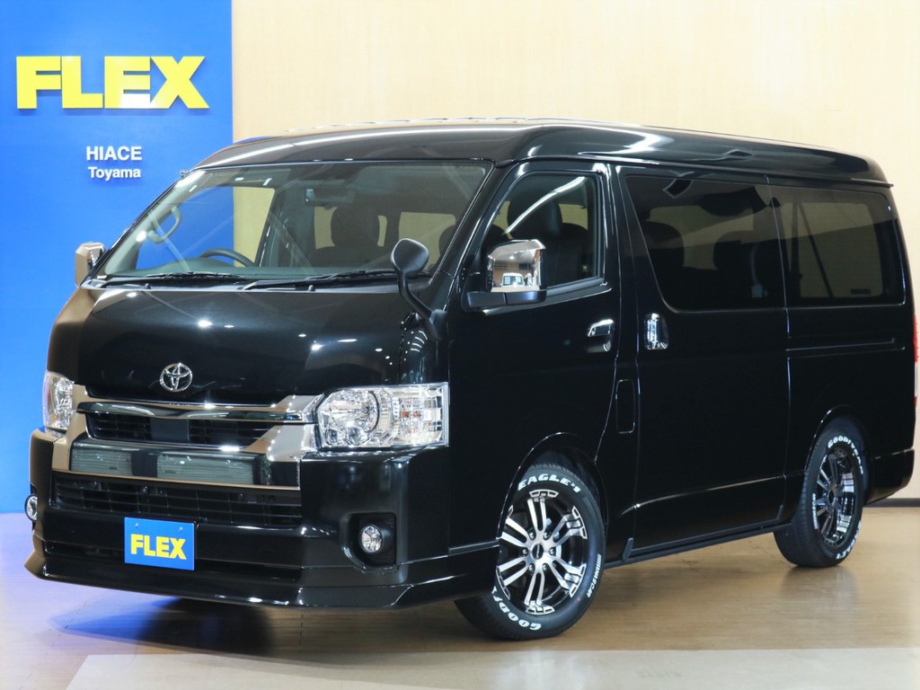 【新車/FLEX内装架装Ver5】全面フローリング★後席モニター★ナビ＆ETC★パノラミックビューモニター＊＊１０人乗り/全国即納可能＊＊