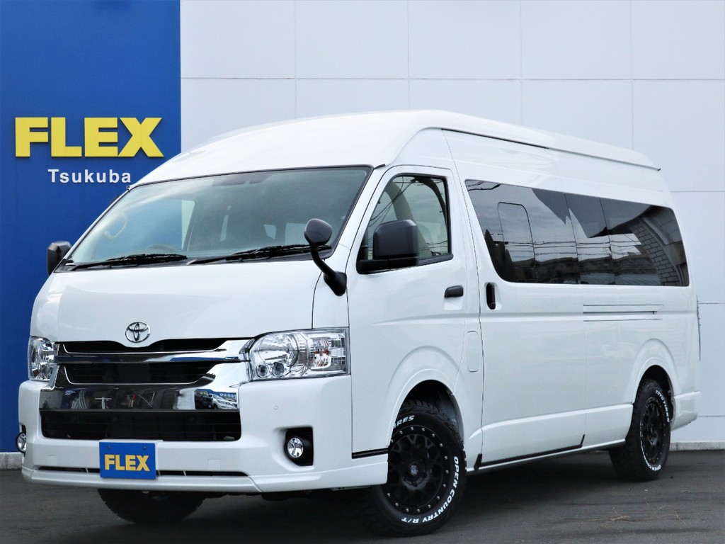 トヨタ ハイエースバン 2 8 Dx ワイド スーパーロング ハイルーフ Glパッケージ ディーゼルターボ 4wd 価格 415 8万円 茨城県 物件番号 中古車の情報 価格 Mota