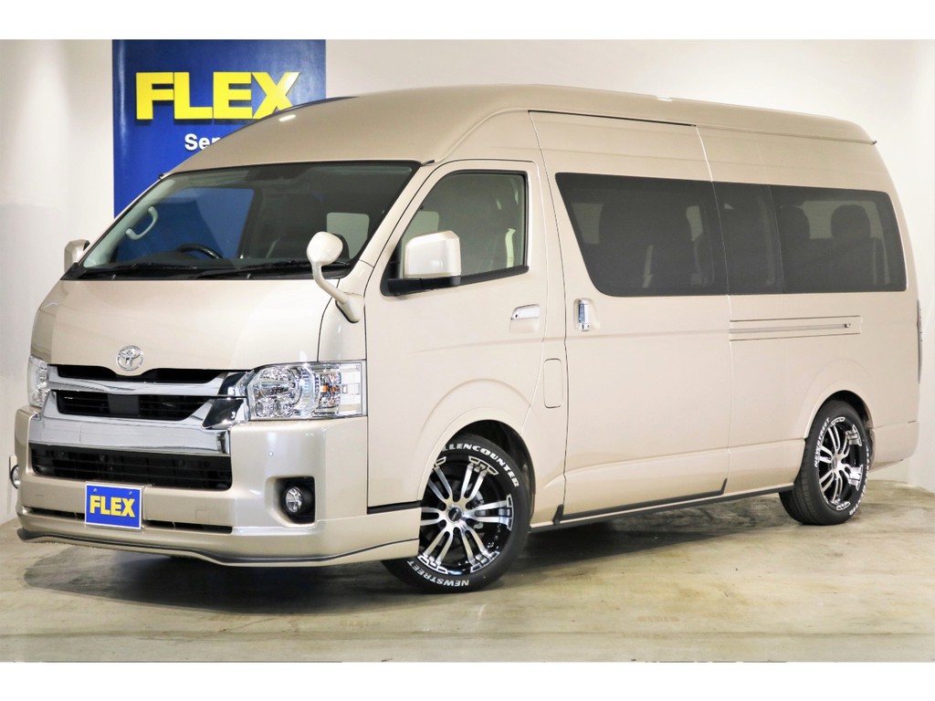 トヨタ ハイエース 2 7 グランドキャビン ファインテックツアラー 4wd 車探しなら中古車 新車の専門店flex フレックス へ