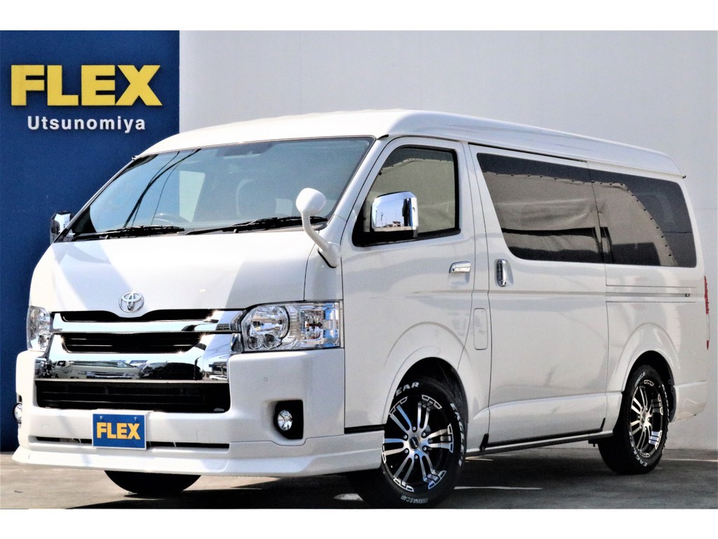 【新車】ハイエースワゴンGLロングFLEXオリジナル内装架装Ver1.5　寒冷地4WD