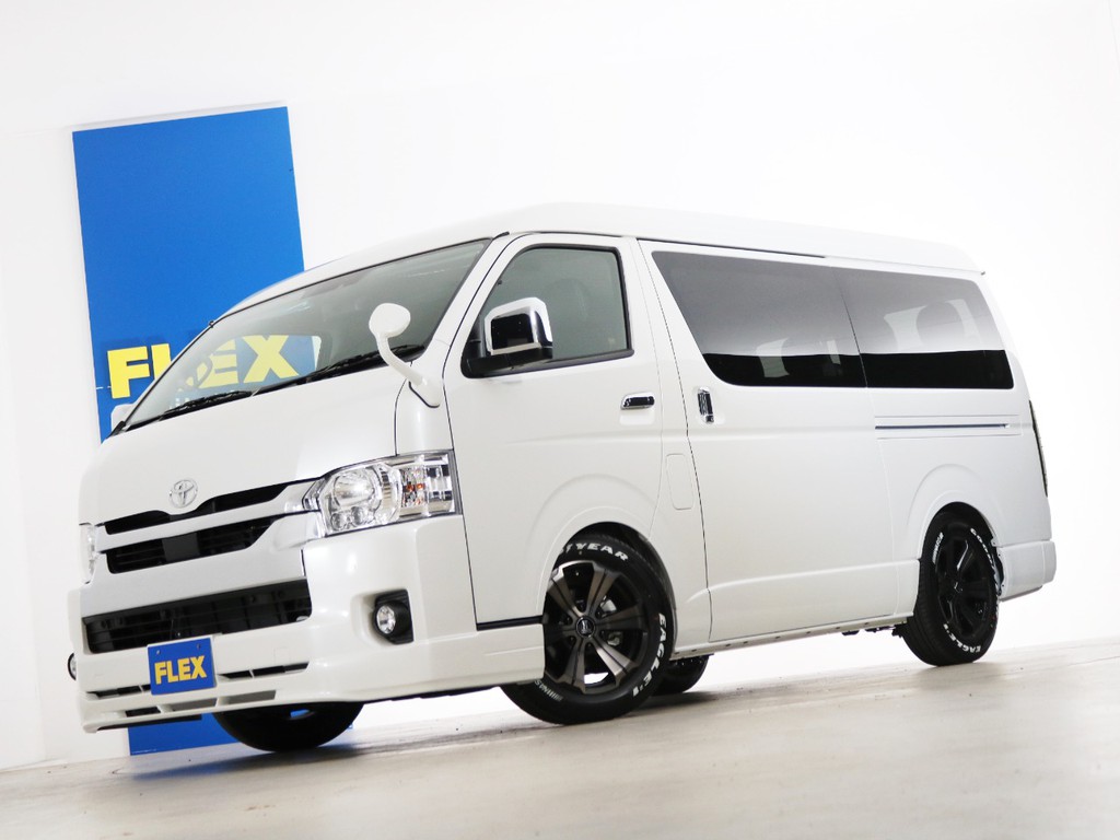 新車未登録　ハイエースワゴンＧＬ　１０人乗り３ナンバー登録　ガソリン２ＷＤ　ＦＬＥＸオリジナル内装アレンジ【Ｖｅｒ１】！