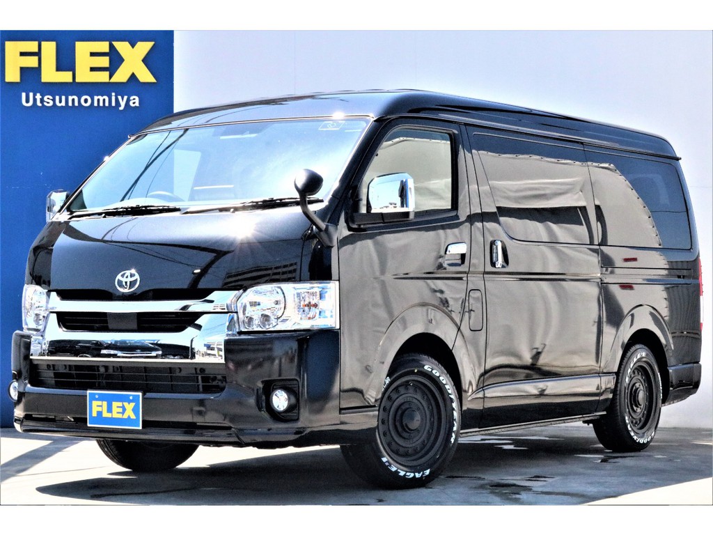 【新車】ハイエースワゴン　ＧLロング２ＷＤオリジナル内装架装Ｖｅｒ１デニム★