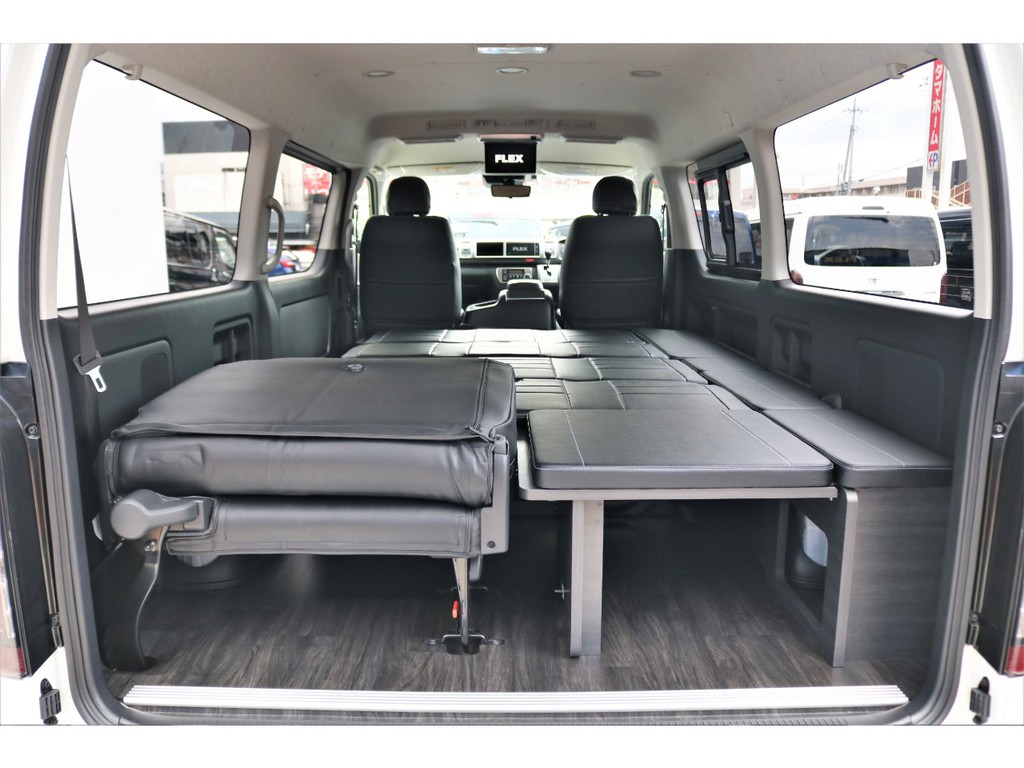 内装架装Ｖｅｒ.３！！車中泊にもアウトドアにも大活躍！