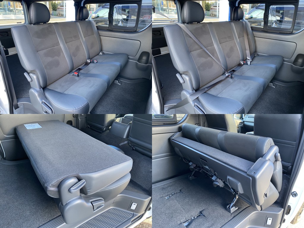 セカンドシートは格納や跳ね上げできますよ☆