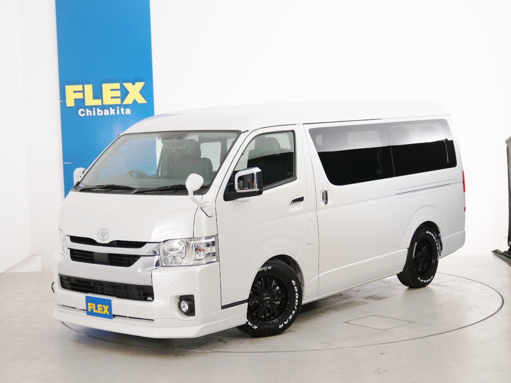 新車未登録　ハイエースワゴンＧＬ　１０人乗り３ナンバー登録　ガソリン２ＷＤ　ＦＬＥＸオリジナル内装アレンジ【Ｖｅｒ３】！