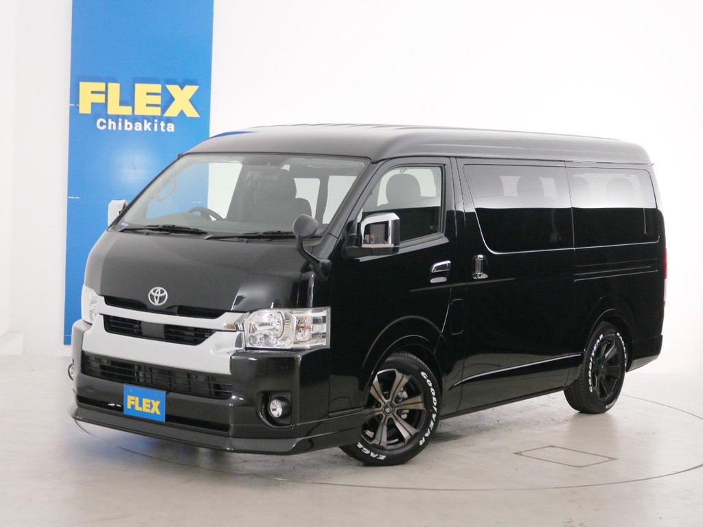 新車未登録　ハイエースワゴンＧＬ　１０人乗り３ナンバー登録　ガソリン２ＷＤ　ＦＬＥＸオリジナル内装アレンジ【Ｖｅｒ２】！