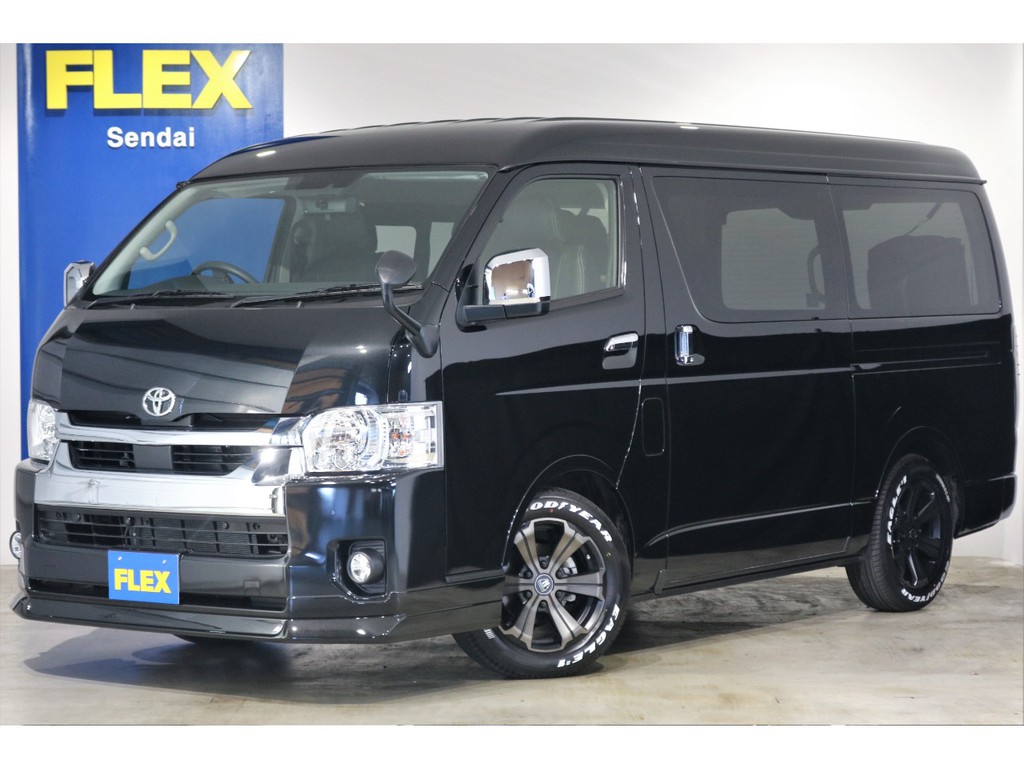 新車 ハイエース ワゴンＧＬ ４ＷＤ 床張りパッケージ オリジナルΣテール完備！！