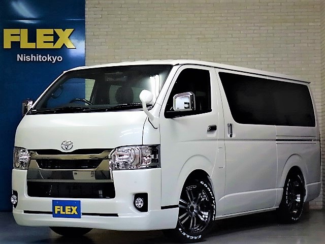 新車ダークプライムⅡ床張りベットＫＩＴナビパッケージ完成致しました！車中泊に最適な1台！！
