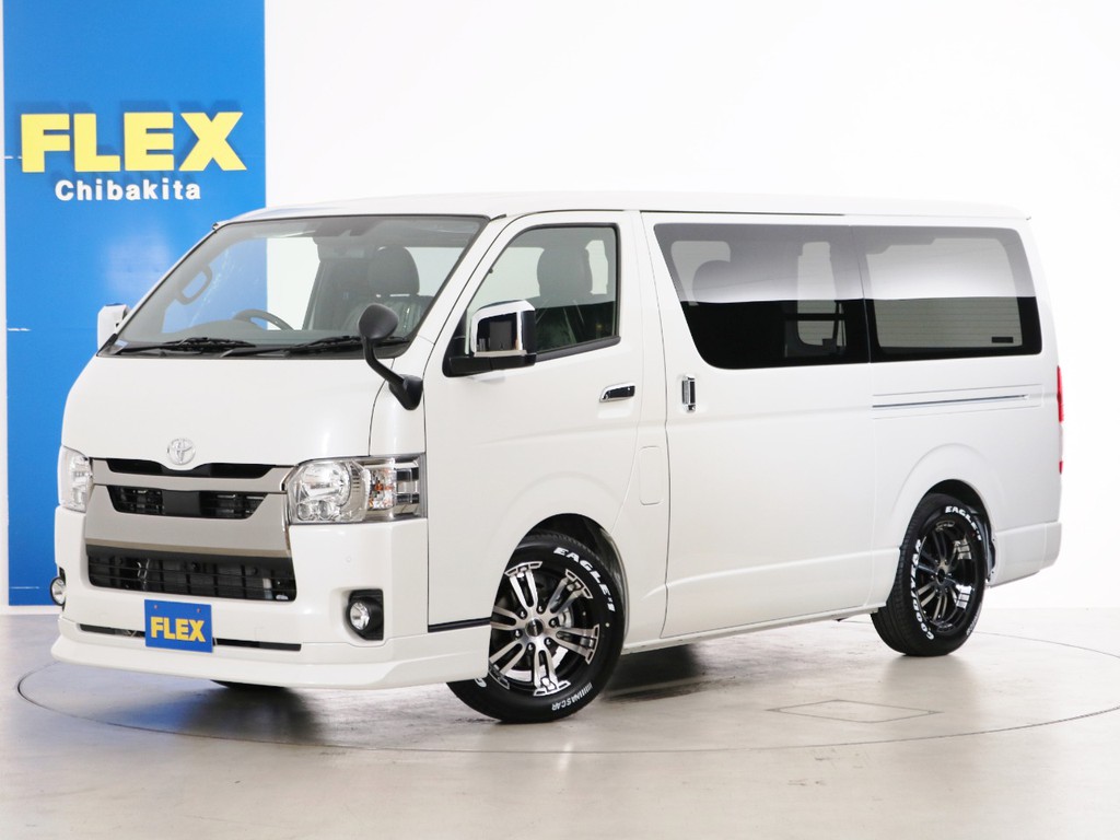 新車未登録　ハイエースバン　Ｓ－ＧＬ　特別仕様車【ダークプライムⅡ】　ガソリン２ＷＤ　ライトカスタムＰＫＧ！