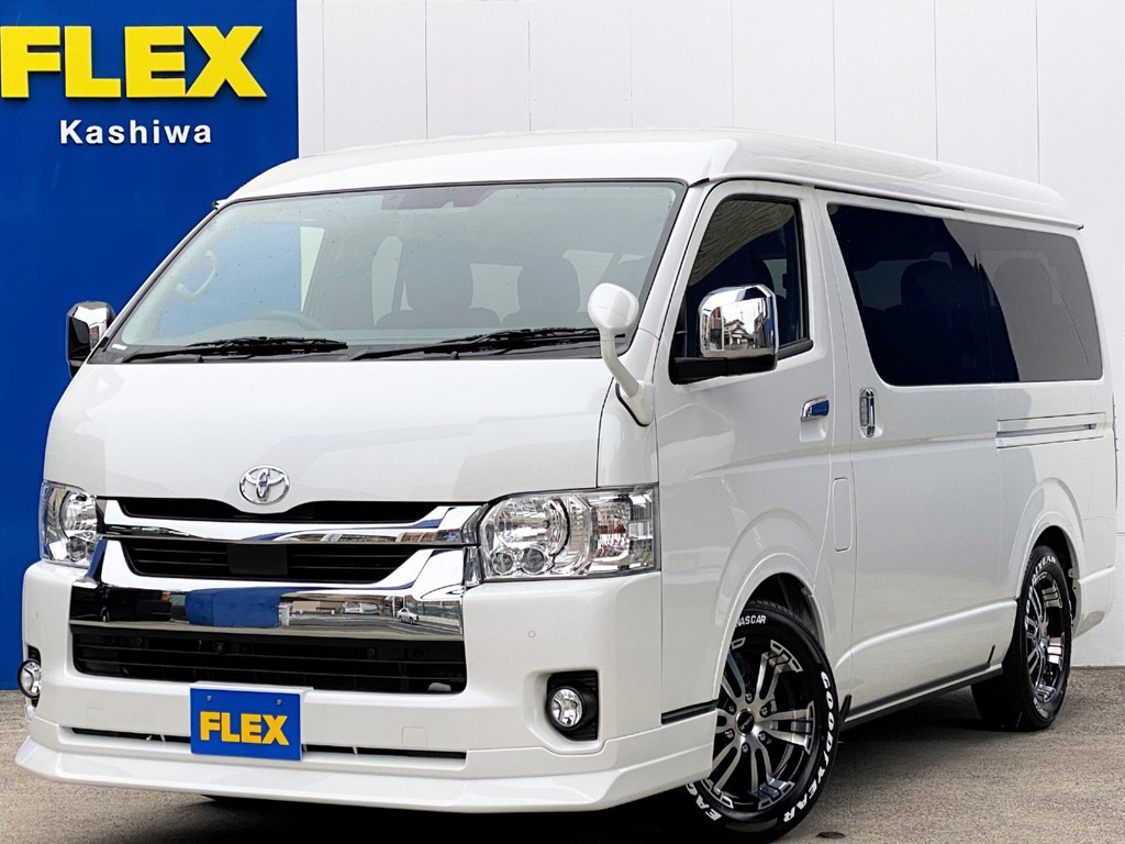 新車ハイエースワゴンＧＬ４ＷＤ ＦＬＥＸオリジナル ｚｅｒｏＷＡＧＯＮベット ツインナビパッケージが入庫しました！！